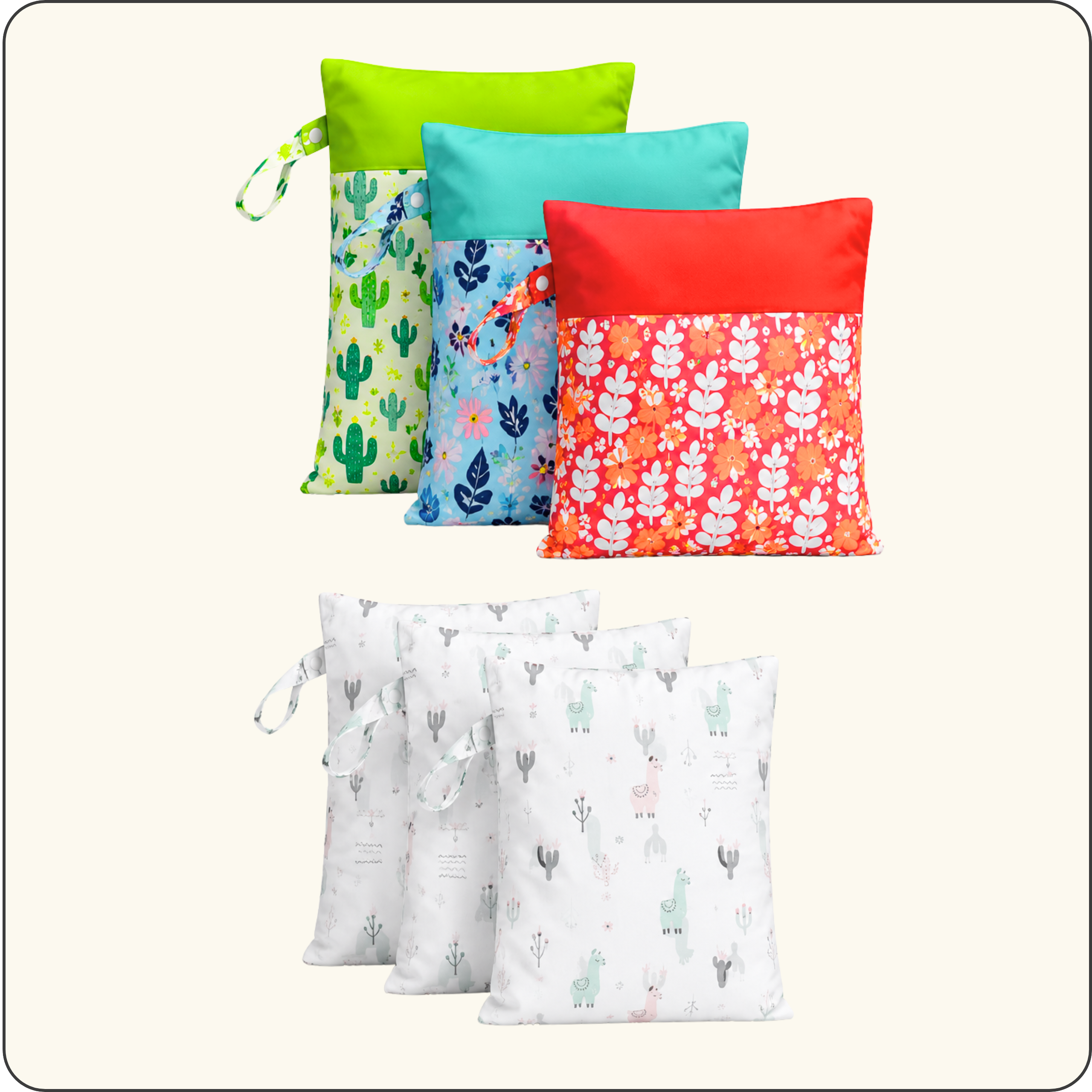 Clean-Up Kit - 3 waterproof bags + 3 mesh wash bags
