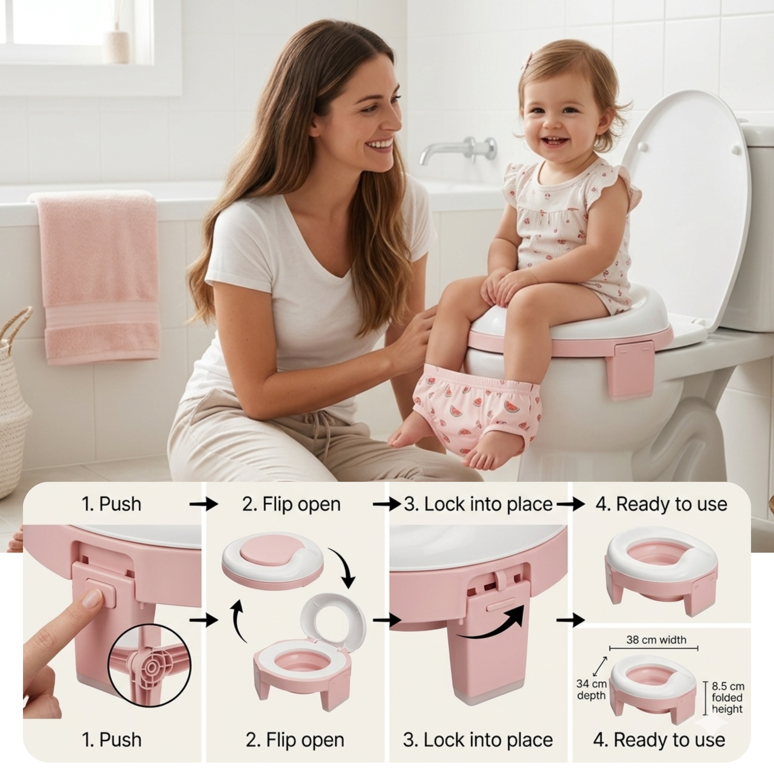 The Anywhere Toilet Seat