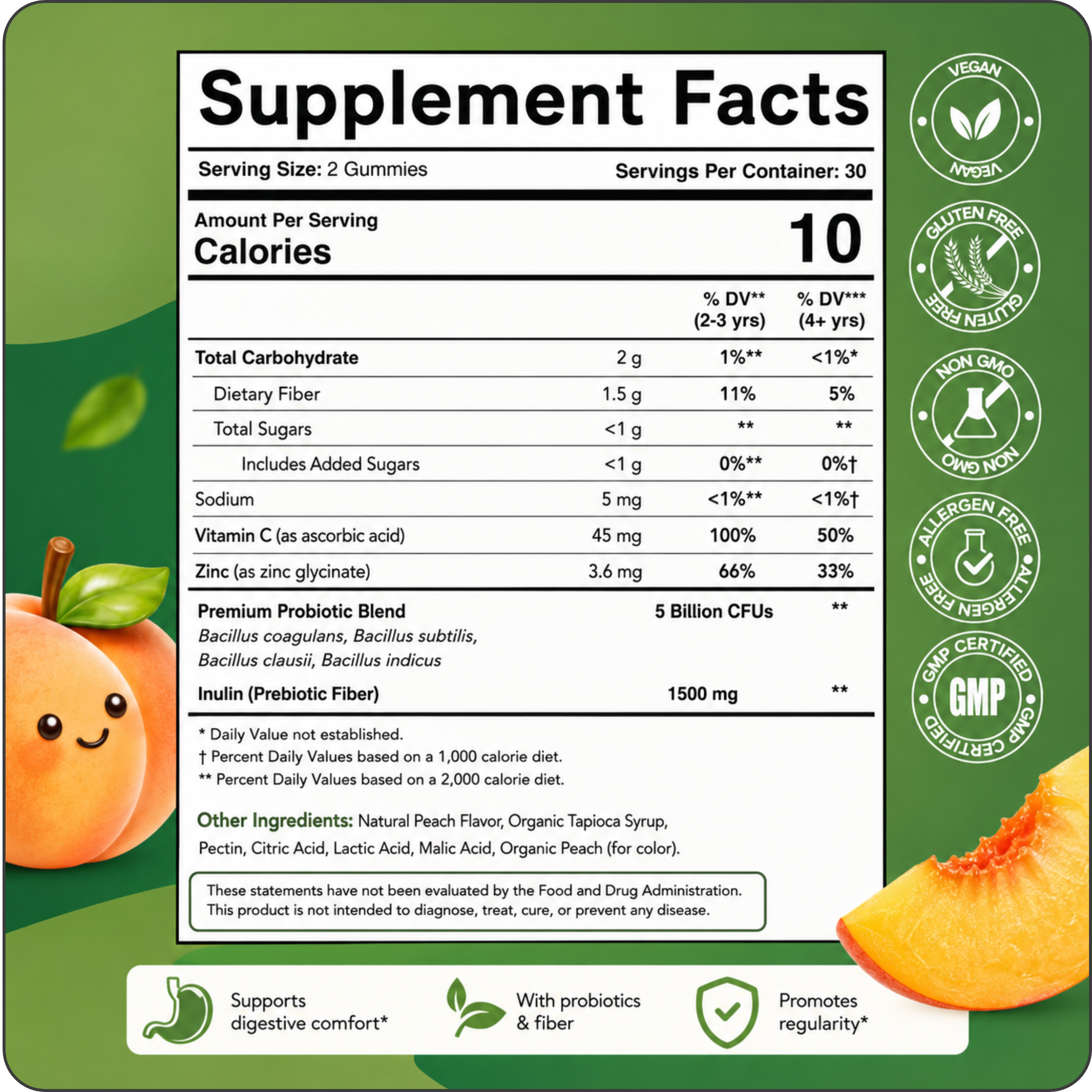 Happy Poop™ Gummies - Specially Developed to Support Healthy, Comfortable Poops