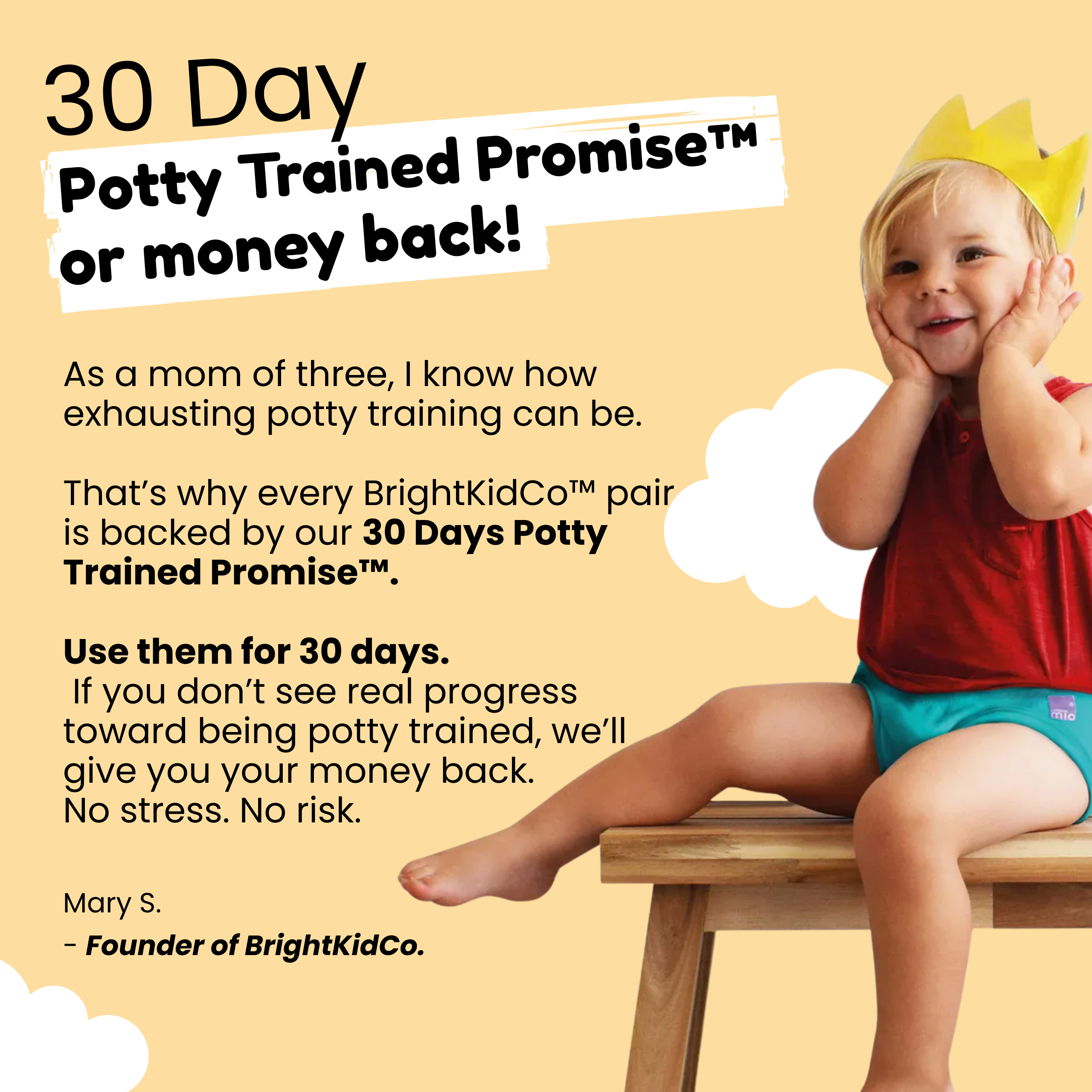 Leakproof Potty Training Underwear - Our Body-Signal Learning Layer helps toddlers recognize when its time to go. BLOOMIE / S Leakproof Potty Training Underwear - Our Body-Signal Learning Layer helps toddlers recognize when its time to go. BLOOMIE / S